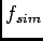 $f_{sim}$