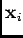 $\mathbf{x}_{i}$