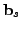 $ \mathbf{b}_{s}$