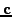 $ \mathbf{c}$