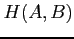 $H(A,B)$